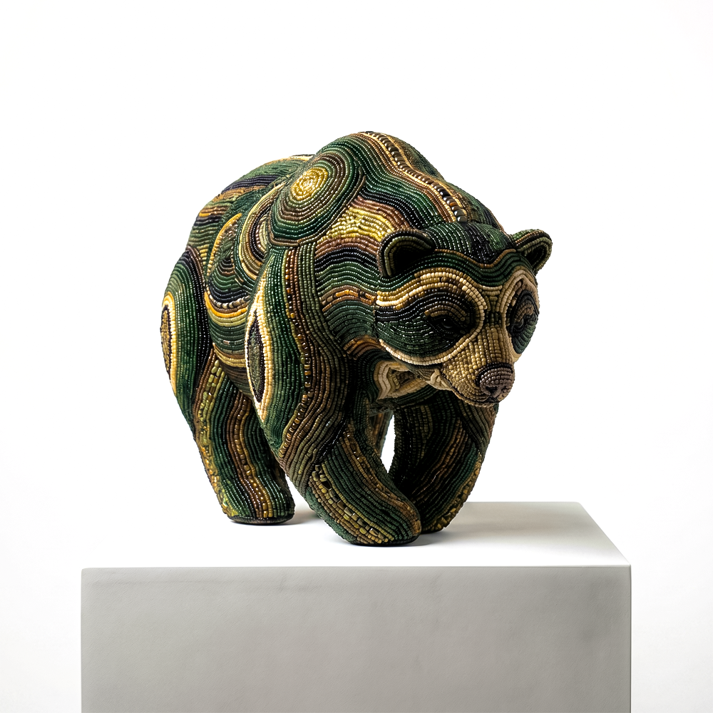 Antioquia - Oso de Anteojos / Spectacled Bear Form Sculpture