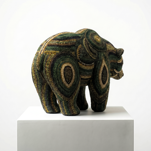 Antioquia - Oso de Anteojos / Spectacled Bear Form Sculpture